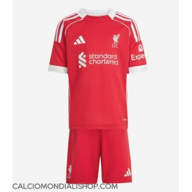 Maglie da calcio Liverpool Alexander Isak #9 Prima Maglia Bambino 2025-26 Manica Corta (+ Pantaloni corti)